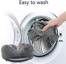 Carica l&#39;immagine nel visualizzatore di Gallery, Cuscino da viaggio per il collo, ideale viaggi in ufficio e a casa, Grau - Ilgrandebazar