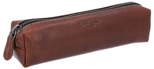 Astuccio Gusti Pelle studio Addison portapenne in Misura unica, Marrone Scuro - Ilgrandebazar