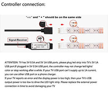 Carica l&#39;immagine nel visualizzatore di Gallery, LED TV Retroilluminazione, Striscia RGB alimentata USB per 4pcs x 50cm