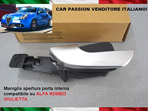 Maniglia Interna Apertura Porta Anteriore Sinistra SX Lato Giuda Satinata