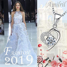 Carica l&#39;immagine nel visualizzatore di Gallery, Amilril Collana Cuore Donna, Argento Sterling 925 Ciondolo Cuore, Regali... - Ilgrandebazar