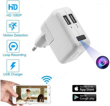 Carica l&#39;immagine nel visualizzatore di Gallery, TenSky HD 1080P Telecamera Nascosta Telecamera Spia WiFi Spy Cam Caricatore USB Microcamere Spia Rilevazione del Movimento Videocamera di Sorveglianza Controllo APP