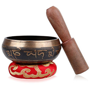 Rovtop Campana Tibetana 9.5 cm 9 Metalli (Migliore di 7 Metalli), Medium - Ilgrandebazar