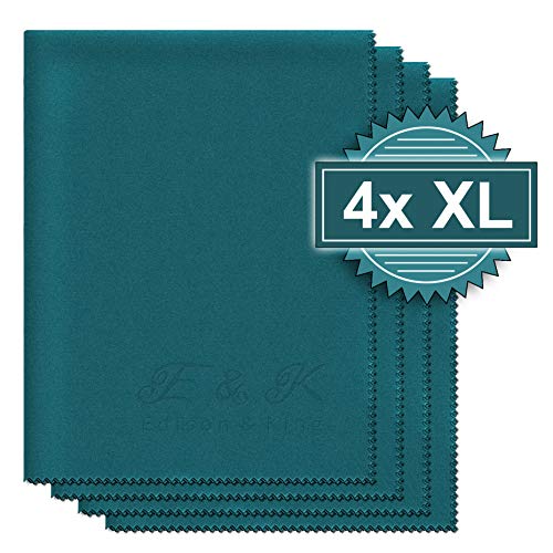 Panni per la pulizia di occhiali extra-large 30 x 30 x 40 cm, Pacchetto Da 4