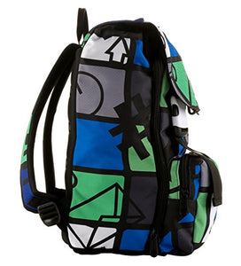 Zaino Scuola Estensibile Appack , ICON SET , Blu , 28 Lt , elementari e