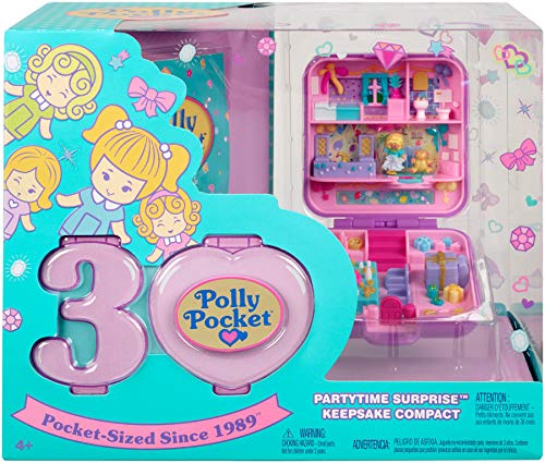 Polly Pocket Cofanetto Ricordo Partytime Surprise per Il 30° Anniversario,... - Ilgrandebazar