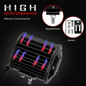 Faro da Lavoro LED 4 Pollici 60W Faretti Fendinebbia 12V 4