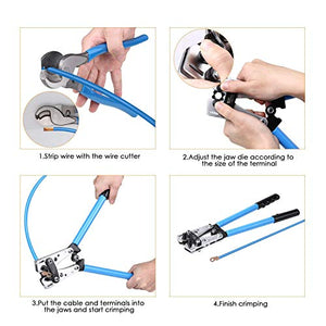 Amzdeal Pinza Crimpatrice kit Attrezzo di Piegatura professionale... - Ilgrandebazar