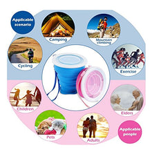 Carica l&#39;immagine nel visualizzatore di Gallery, Ruesious 2*Tazza Pieghevole Retrattile Portabile a Livello Alimentare Senza...