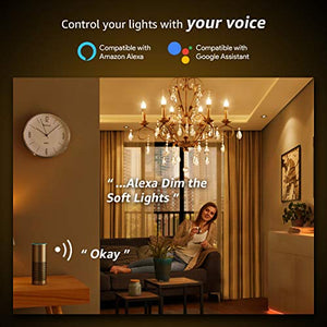 LE Lampadina LED E14 Intelligente WiFi Alexa, Bianco Dimmerabile (2700K -... - Ilgrandebazar
