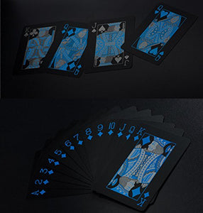 Impermeabile nero carte da poker gioco professionali di Hot