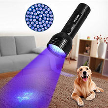 Carica l'immagine nel visualizzatore di Gallery, YOUTHINK Torcia UV, Lampada Ultravioletta 395nm per Animali Cane 51 LEDs