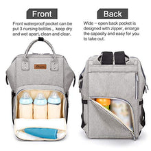 Carica l&#39;immagine nel visualizzatore di Gallery, Borsa Fasciatoio Neonato Multifunzione, Zaino Passeggino Grey