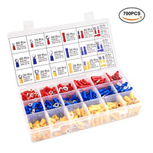 Carica l'immagine nel visualizzatore di Gallery, Crimpatrice Pinza Set Preciva Capicorda con 700 pcs 0.5-6 mm...