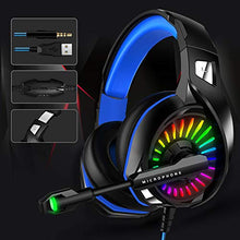 Carica l&#39;immagine nel visualizzatore di Gallery, Cuffie Gaming per PS4 e PC, WZTO da con Microfono e Bass...