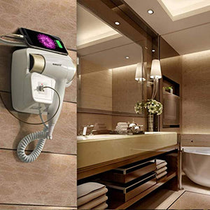 PluieSoleil Asciugacapelli per hotel leggero da parete, asciugacapelli... - Ilgrandebazar