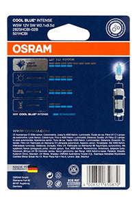 OSRAM 2825HCBI-02B Cool Blue Intense W5W - Lampada alogena per Blister Doppio - Ilgrandebazar
