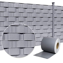 Carica l&#39;immagine nel visualizzatore di Gallery, LARS360 35m x 19cm con 20 Strisce Fascette Visione Protezione PVC Grigio - Ilgrandebazar