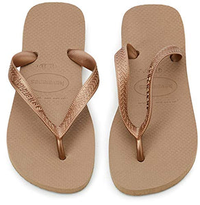 Havaianas Top Tiras, Infradito Donna 33/34 EU, Oro Rose Gold