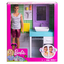 Carica l&#39;immagine nel visualizzatore di Gallery, Barbie- Playset Il Bagno di Ken, Bambola con Barba Che Appare e Scompare,... - Ilgrandebazar