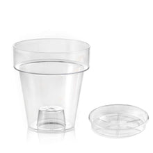 Carica l&#39;immagine nel visualizzatore di Gallery, VASO TRASPARENTE &quot;PORTO&quot; CON SUPPORTO PER ORCHIDEE DIAMETRO CM 14 COMPLETO... - Ilgrandebazar