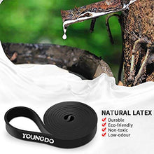 Carica l'immagine nel visualizzatore di Gallery, YOUNGDO Bande Elastiche Fitness, Fascia Elastica Palestra, Fasce Nero