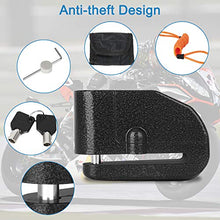 Carica l&#39;immagine nel visualizzatore di Gallery, JUNKER Lucchetto Antifurto Moto,LAllarme Per Bicicletta,ucchetto Bloccadisco... - Ilgrandebazar