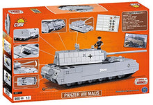 Carica l&#39;immagine nel visualizzatore di Gallery, COBI- Carro Armato VIII Maus, Colore Grigio/Nero, 3024 Nero