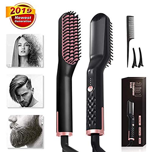 Spazzola Per Barba Raddrizzatore, Pettine Elettrico e Barba... - Ilgrandebazar