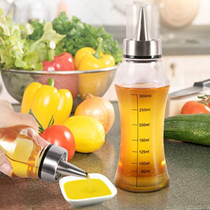 Gifort Bottiglia di Olio 400ML, Aceto Dosatore con...