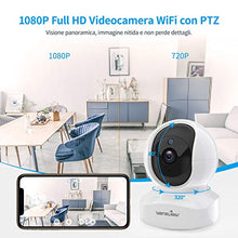 Carica l&#39;immagine nel visualizzatore di Gallery, Telecamera di Sorveglianza WiFi, Wansview FHD 1080P Videocamera IP Bianco - Ilgrandebazar