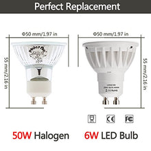 Carica l&#39;immagine nel visualizzatore di Gallery, Lampadine LED GU10 6W 4000K Bianco Naturale 500LM Colore Bianco naturale