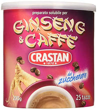 Carica l&#39;immagine nel visualizzatore di Gallery, Crastan Preparato per Bevanda solubile Ginseng &amp; Caffè da zuccherare - 6...