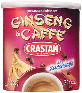 Crastan Preparato per Bevanda solubile Ginseng & Caffè da zuccherare - 6...