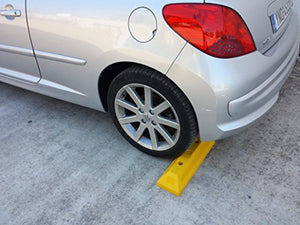 SNS SAFETY LTD Fermaruota in Plastica per Parcheggi e Garages, Giallo, 53 x... - Ilgrandebazar