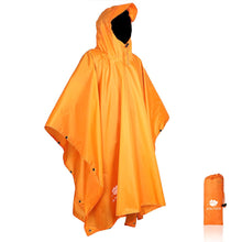 Carica l&#39;immagine nel visualizzatore di Gallery, Anyoo Pioggia Impermeabile con Poncho Riutilizzabile Leggero Portatile... - Ilgrandebazar