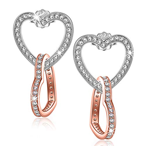 Kami Idea Orecchini Traforati, Il Mio Destino, Cuore a Cuore, Donna - Ilgrandebazar