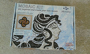 Mosaico fai da te Nodo di Salomone 23x23 cm - tessere per mosaici in marmo -...