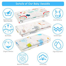 Carica l&#39;immagine nel visualizzatore di Gallery, BelleStyle Copertine in Mussola, 120 x 120 cm Grande Mussole Neonato...