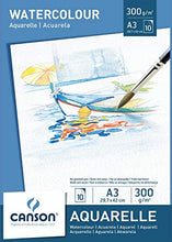 Carica l&#39;immagine nel visualizzatore di Gallery, Canson 200005790 - Blocco carta Acuarela, A3, 300 g/m², 10 fogli, Bianco 1x A3 - Ilgrandebazar