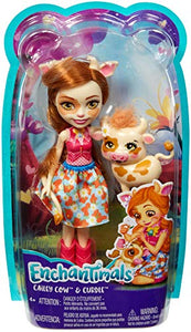 Enchantimals- Curdle e Mucca Cailey con Amico Cucciolo, Bambola da 15 cm con... - Ilgrandebazar