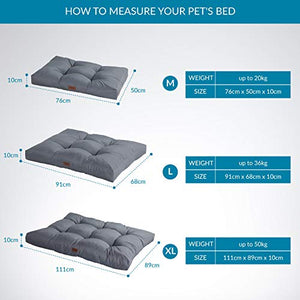 Bedsure Cuscino per Cane Grande da Interno Impermeabile XL (110 x 90 cm) - Ilgrandebazar
