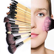 Carica l&#39;immagine nel visualizzatore di Gallery, Pennelli Make Up,Cadrim 24 pezzi Set di pennelli professionali per Madera