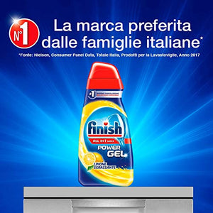 Finish Detersivo Per Lavastoviglie, 96 Lavaggi, Powergel, 3 3 x 650 ml