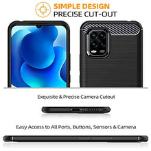 Carica l'immagine nel visualizzatore di Gallery, TesRank Cover Xiaomi Mi 10 Lite, [Fibra di Carbonio] Morbido TPU Custodia...
