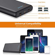 Carica l&#39;immagine nel visualizzatore di Gallery, Trswyop Power Bank, Caricabatterie Portatile 25800mAh Batteria Esterna per... - Ilgrandebazar