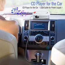 Carica l&#39;immagine nel visualizzatore di Gallery, Lettore CD portatile con altoparlanti HiFi Bluetooth integrati, Boombox white