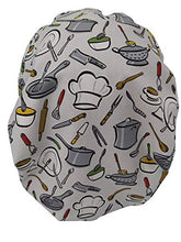 Carica l&#39;immagine nel visualizzatore di Gallery, Cappello da cuoco donna Utensili cucina Catering Con assorbente sulla... - Ilgrandebazar