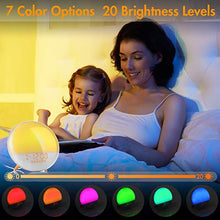 Carica l&#39;immagine nel visualizzatore di Gallery, Fitfirst Sveglia Luce Wake-up Light con Simulazione Alba/Tramonto Orologio... - Ilgrandebazar