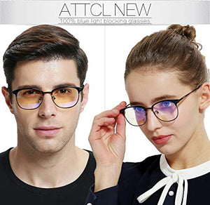 ATTCL Occhiali luce blu bloccanti per il blocco della cefalea UV [Anti Nero - Ilgrandebazar